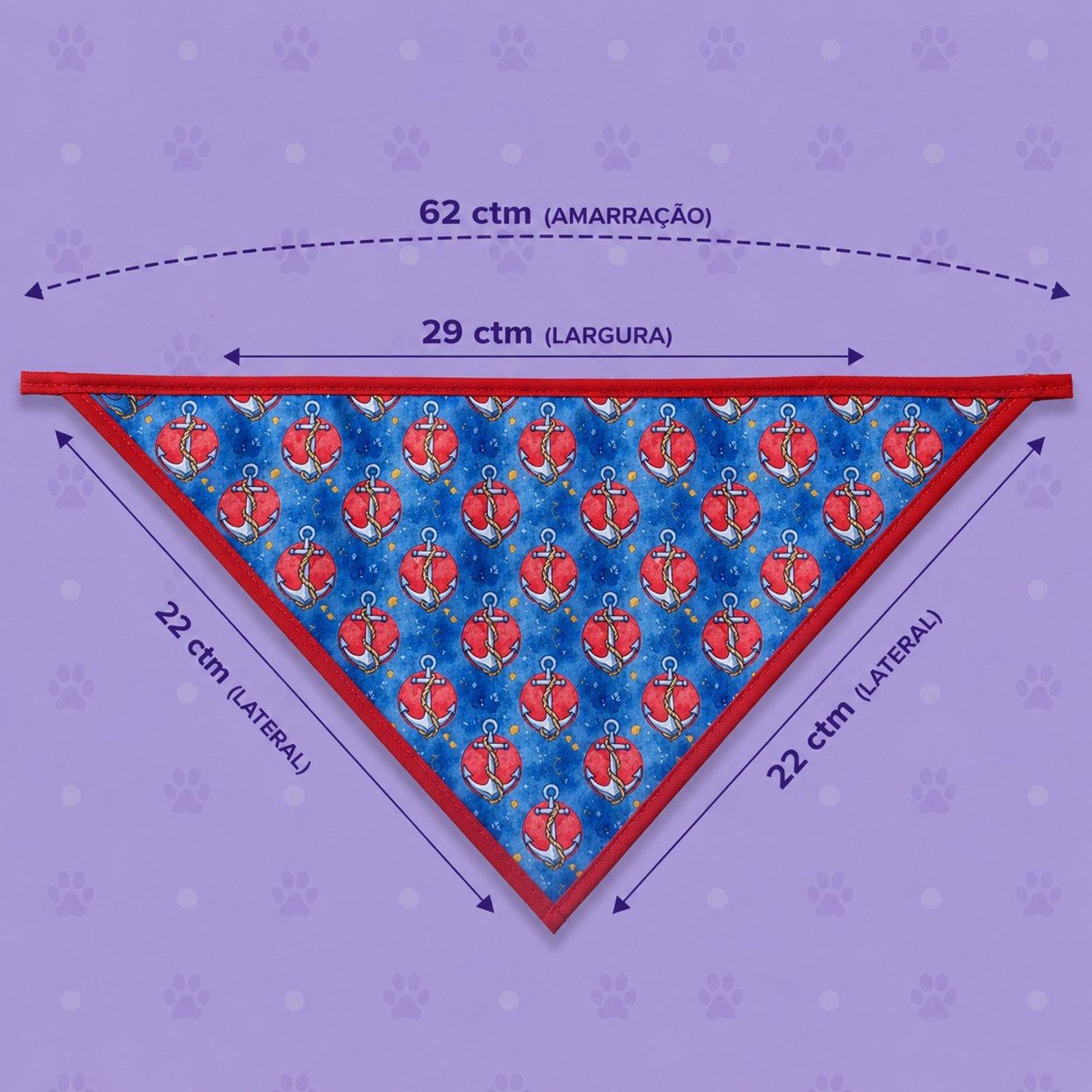 Bandana Estampas diversas  M Macho - pacote c/ 12