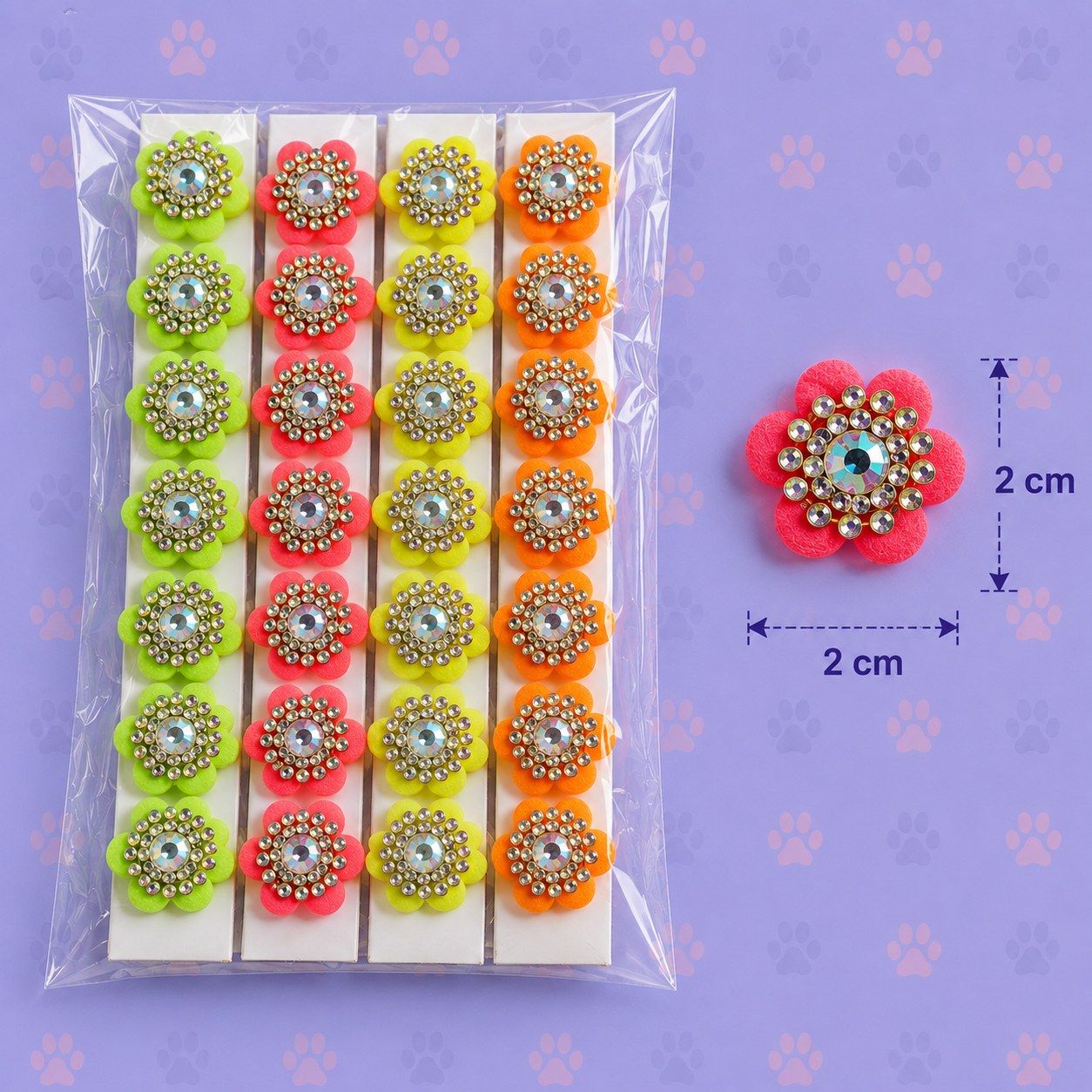 Pedra para Penteado Strass — pacote c/ 32